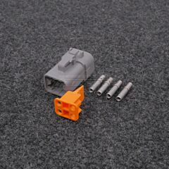 Deutsch DTP 4-napainen Naaras (Socket) Liitinsarja