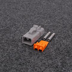 Deutsch DTP 2-napainen Naaras (Socket) Liitinsarja