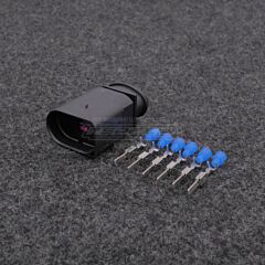 VW 2.8mm 6-napainen Liitinsarja Uros