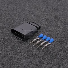 VW 2.8mm 4-napainen Liitinsarja Uros