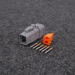 Deutsch DTM 6-napainen Naaras (Socket) Liitinsarja