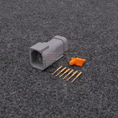 Deutsch DTM 6-napainen Uros (Pin) Liitinsarja