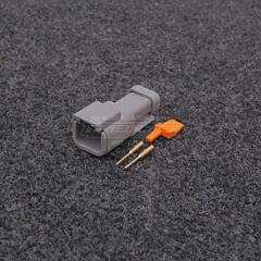 Deutsch DTM 2-napainen Uros (Pin) Liitinsarja