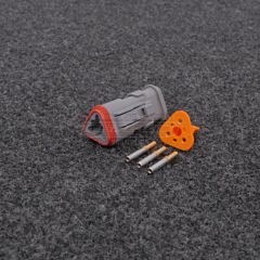 Deutsch DT 3-napainen Naaras (Socket) Liitinsarja