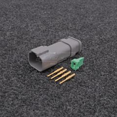 Deutsch DT 4-napainen Uros (Pin) Liitinsarja