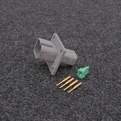 Deutsch DT 4-napainen Uros (Pin) Laipallinen Liitinsarja