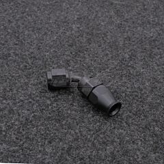 AN4-liitin 60-asteen kulmalla, PTFE (Teflon)-letkulle