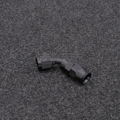 AN6-liitin 60-asteen kulmalla, PTFE (Teflon)-letkulle