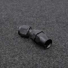 AN8-liitin 30-asteen kulmalla, PTFE (Teflon)-letkulle