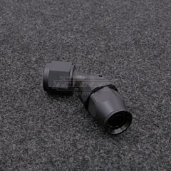 AN8-liitin 60-asteen kulmalla, PTFE (Teflon)-letkulle