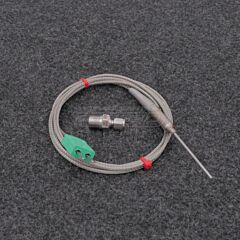 Suora Pakolämpöanturi 2mm/50mm, Kiinnitysnipalla