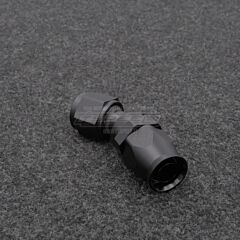 AN10-liitin 30-asteen kulmalla, PTFE (Teflon)-letkulle