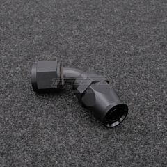 AN10-liitin 60-asteen kulmalla, PTFE (Teflon)-letkulle