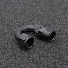 AN10-liitin 180-asteen kulmalla, PTFE (Teflon)-letkulle