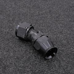 AN12-liitin 30-asteen kulmalla, PTFE (Teflon)-letkulle