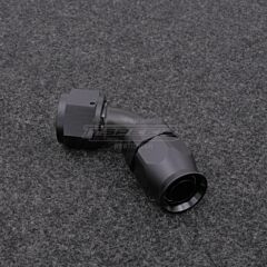 AN12-liitin 60-asteen kulmalla, PTFE (Teflon)-letkulle