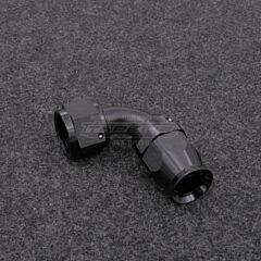 AN12-liitin 90-asteen kulmalla, PTFE (Teflon)-letkulle