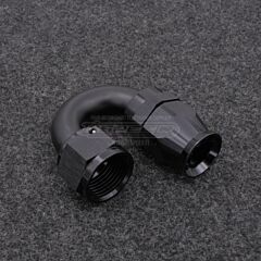 AN12-liitin 180-asteen kulmalla, PTFE (Teflon)-letkulle