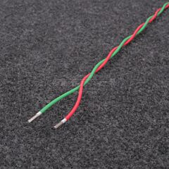 Raychem Spec44 AWG16 1kV Kierretty Pari Vihreä/Punainen