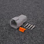 Deutsch DTP 4-napainen Uros (Pin) Liitinsarja