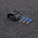 VW 2.8mm 3-napainen Liitinsarja Naaras