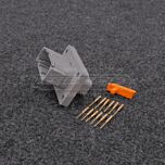 Deutsch DTM 12-napainen Uros (Pin) Laipallinen Liitinsarja