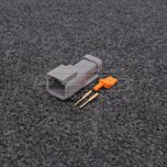 Deutsch DTM 2-napainen Uros (Pin) Liitinsarja