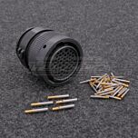 Deutsch HDP24 47-napainen Naaras (Socket) Liitinsarja