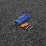 Amphenol ATM 2-napainen Sininen Naaras (Socket) Liitinsarja
