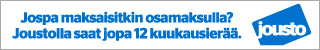 Jospa maksaisitkin osamaksulla? Joustolla saat jopa 12 kuukausierää.